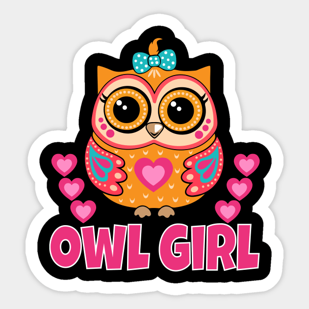 Cute Owl Girl Sticker by Work Memes